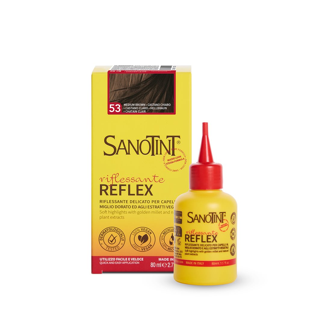 Sanotint Reflex coloration pour cheveux 53 châtain clair