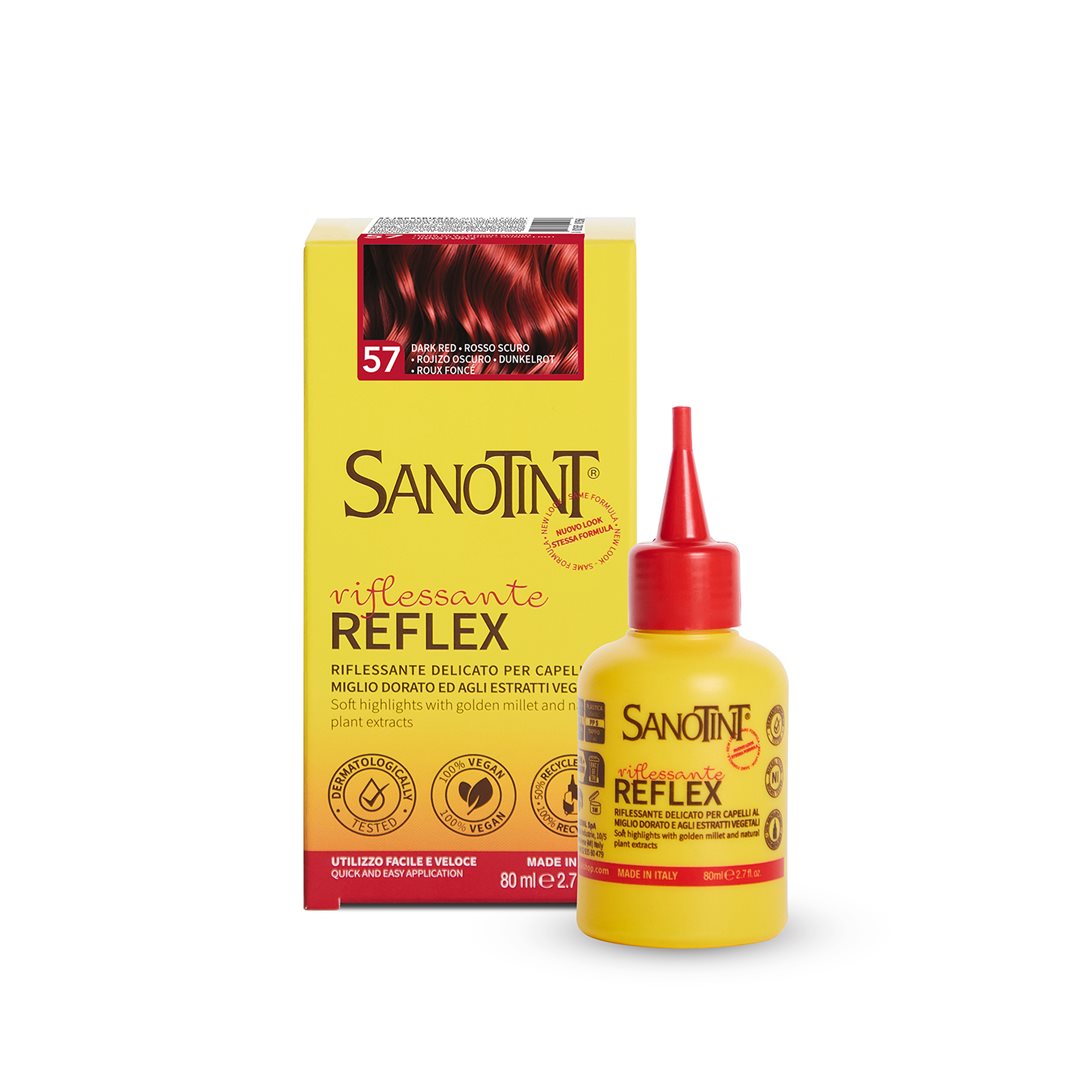 Sanotint Reflex coloration pour cheveux 57 rouge foncé