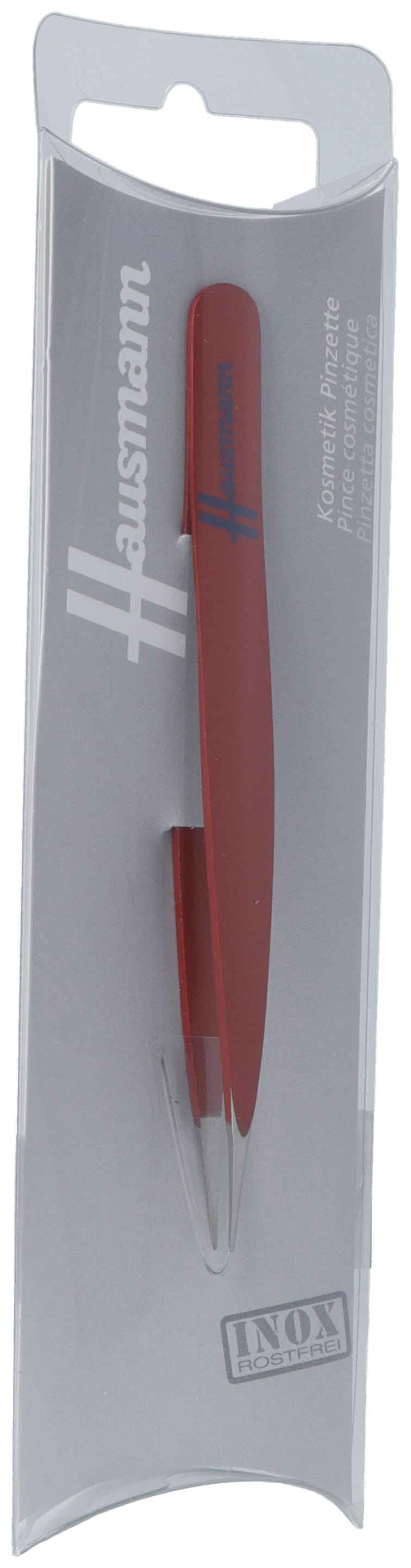 HAUSMANN Pinzette spitz rot x 2 Stk