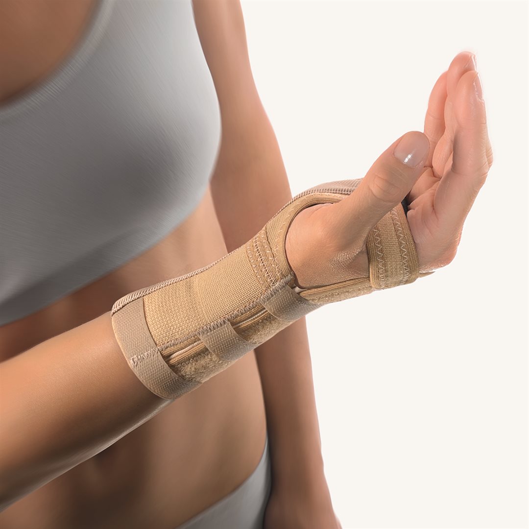 Bort Handgelenkstütze Schiene rechts S -17cm beige