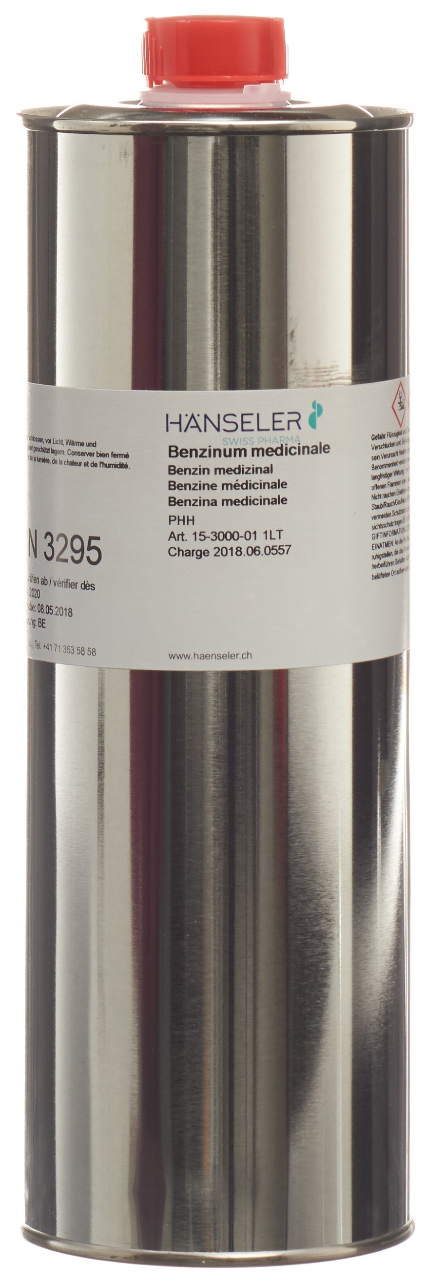 Hänseler benzinum medicinale PhH 1 lt