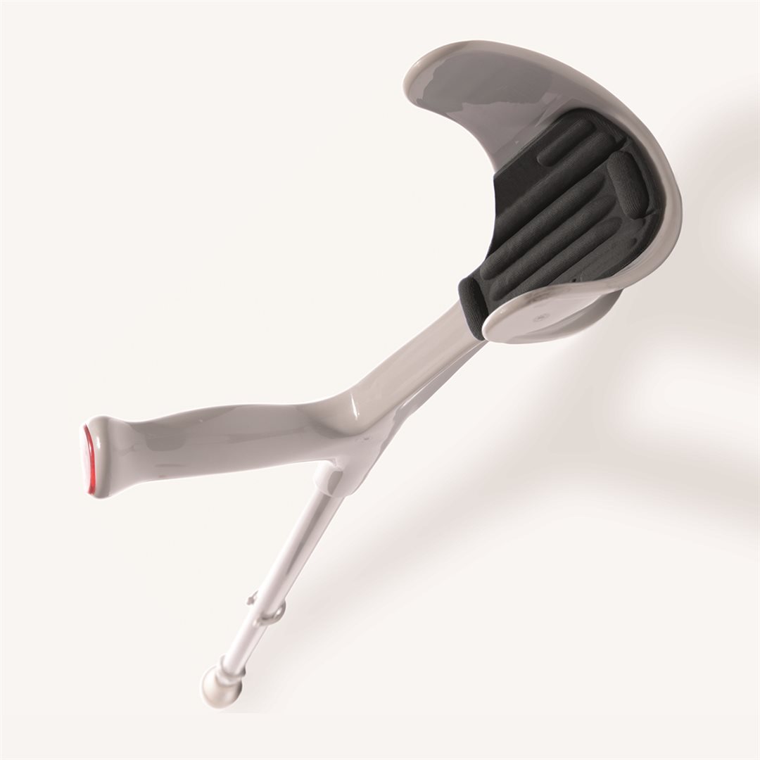 Bort coussinet pour béquilles noir 1 paire