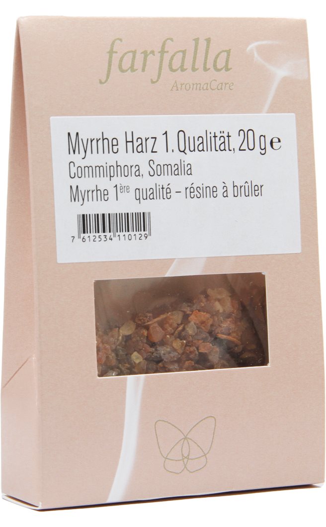 FARFALLA Räucherung Myrrhe 1 Qualität 20 g x 3 Stk