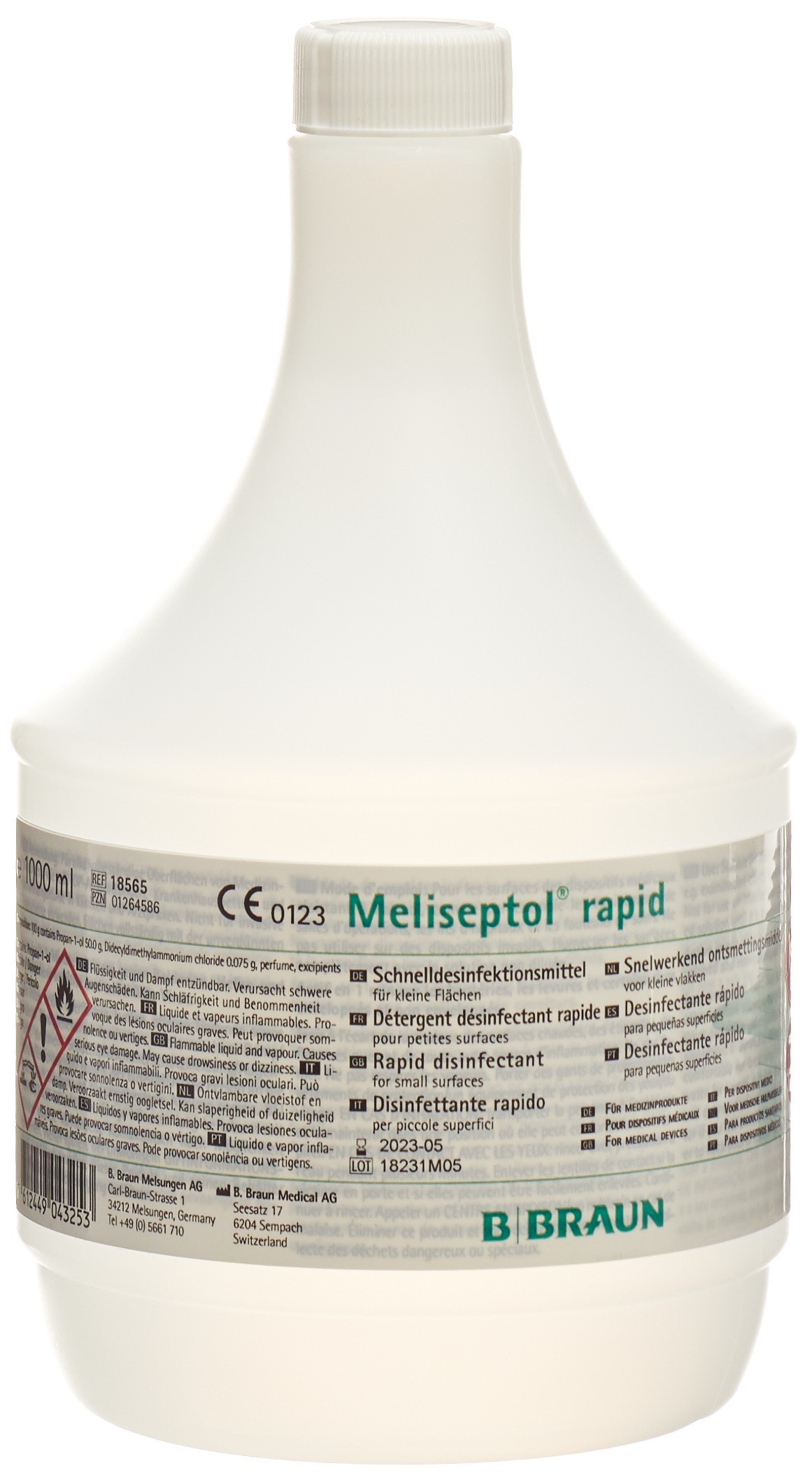 Meliseptol rapid Sprühflasche ohne Aufsatz 1000 ml
