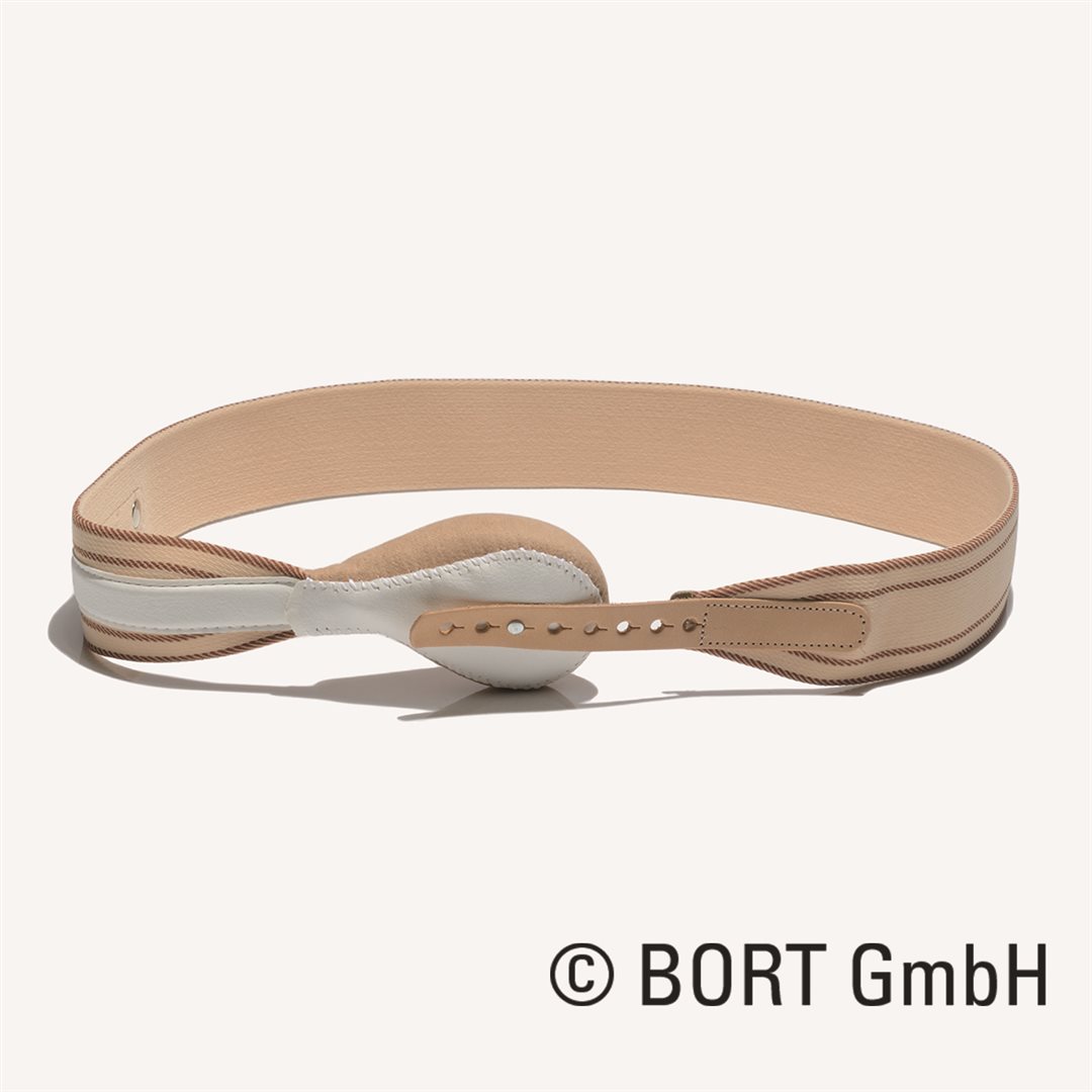 Bort HerniaFix bandage élastique 100cm droite pelote ronde