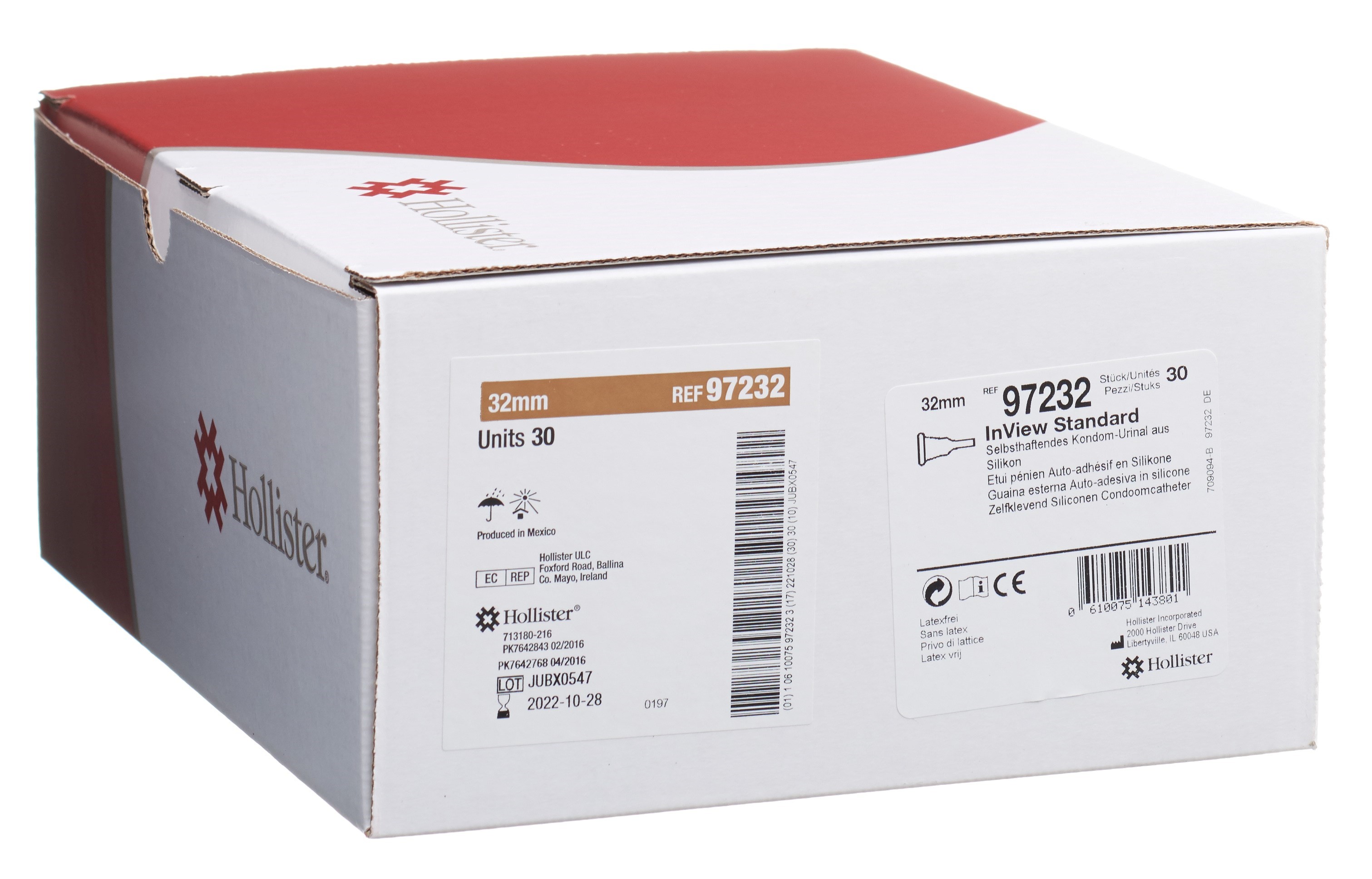 Hollister InView Kondom Urinal 41mm Standard 30 Stk
