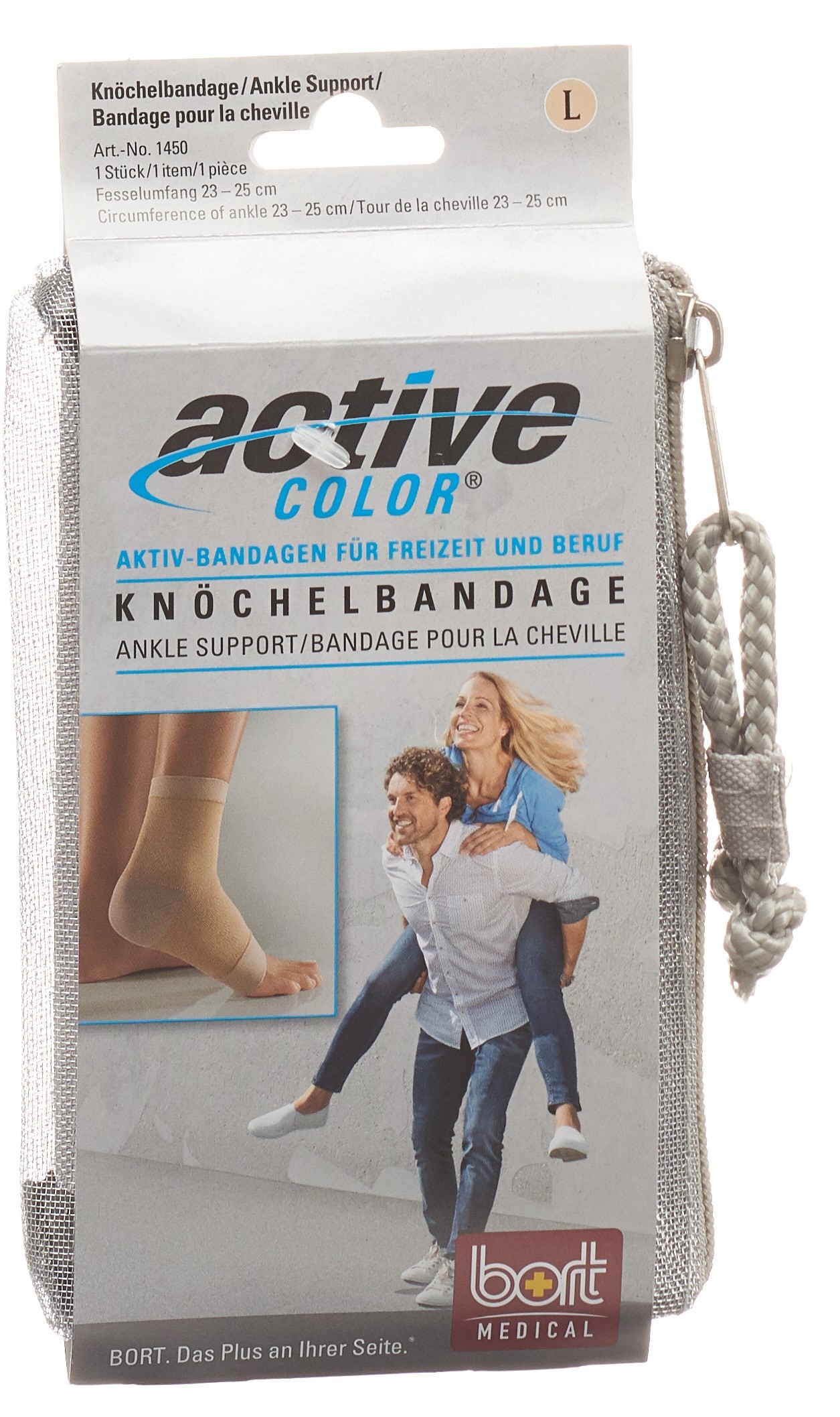 Bort ActiveColor Knöchelbandage M -23cm beige