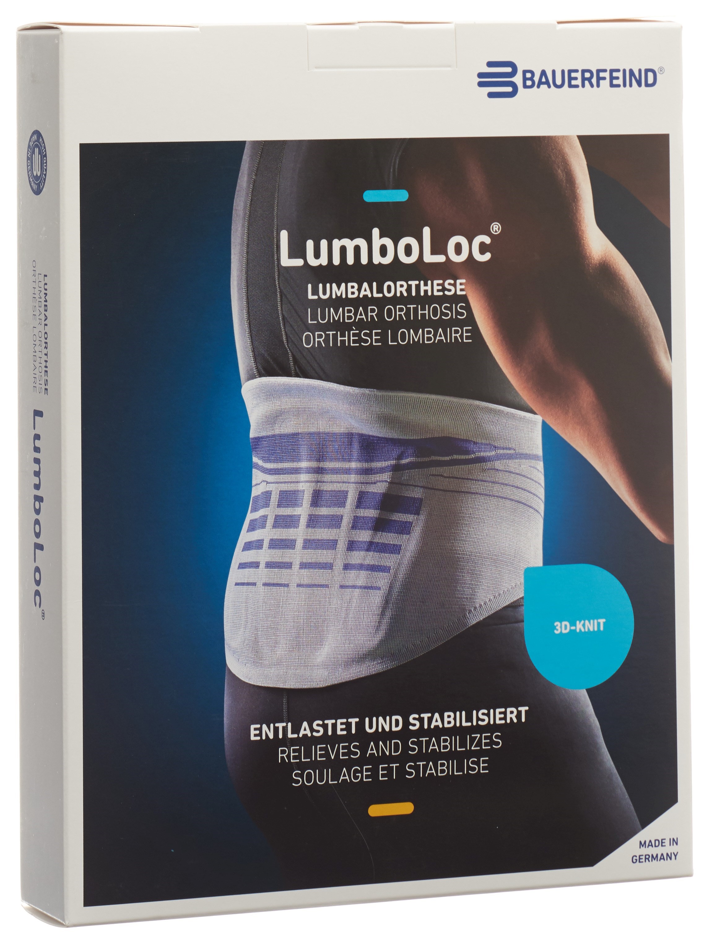 BAUERFEIND LumboLoc orthèse de stabilisation Gr1 titane