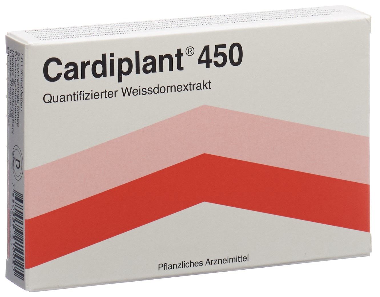 Cardiplant Filmtabl 450 mg 50 Stk