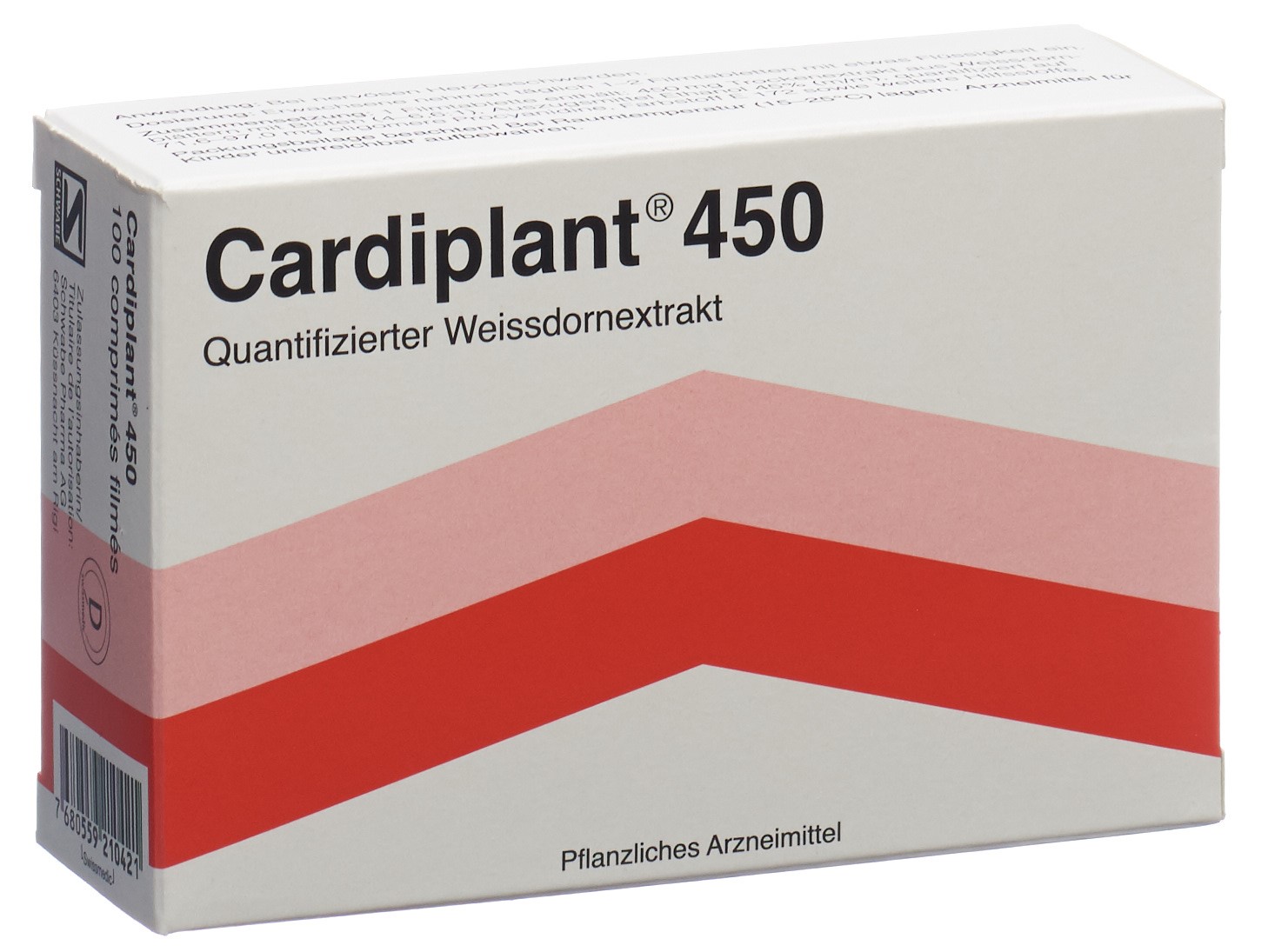 Cardiplant Filmtabl 450 mg 100 Stk