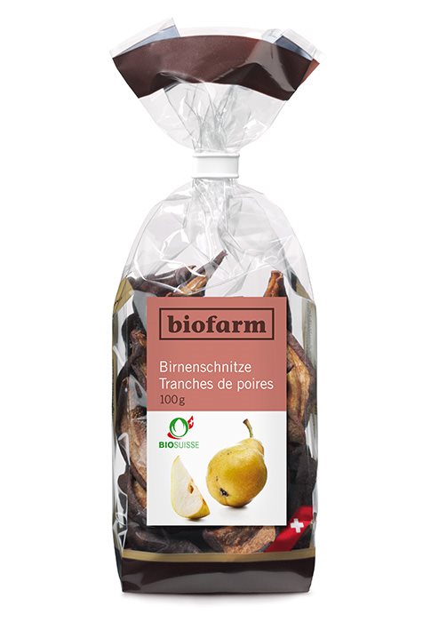 BIOFARM Birnenschnitze Knospe Btl 100 g