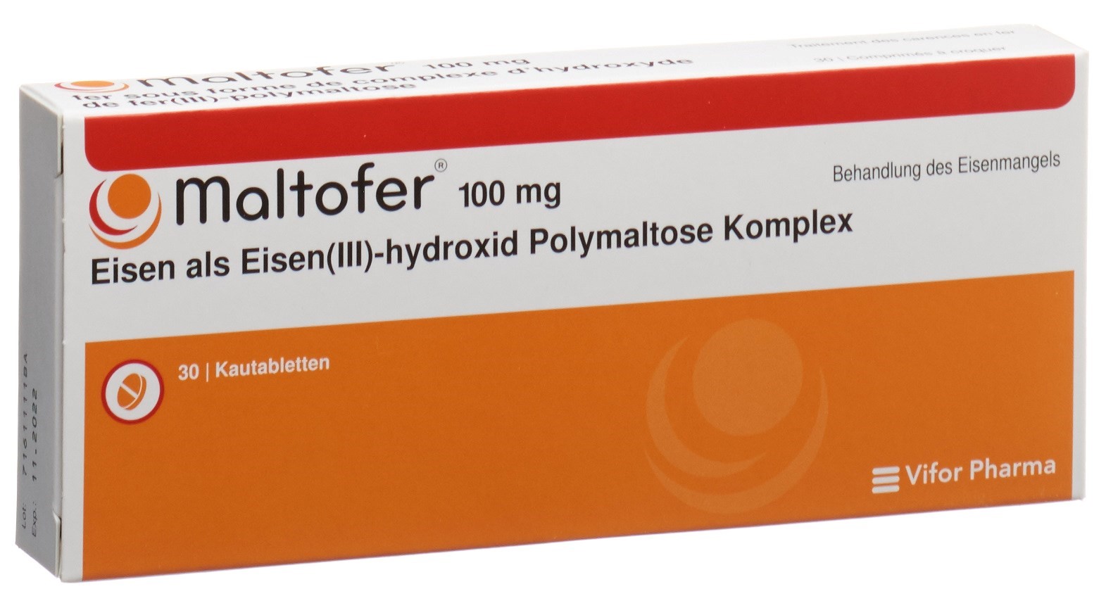 Maltofer 100 mg 30 Kautabletten