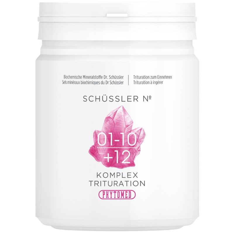 PHYTOMED SCHÜSSLER Komplex Trituration Nr. 1-10,12 500 g