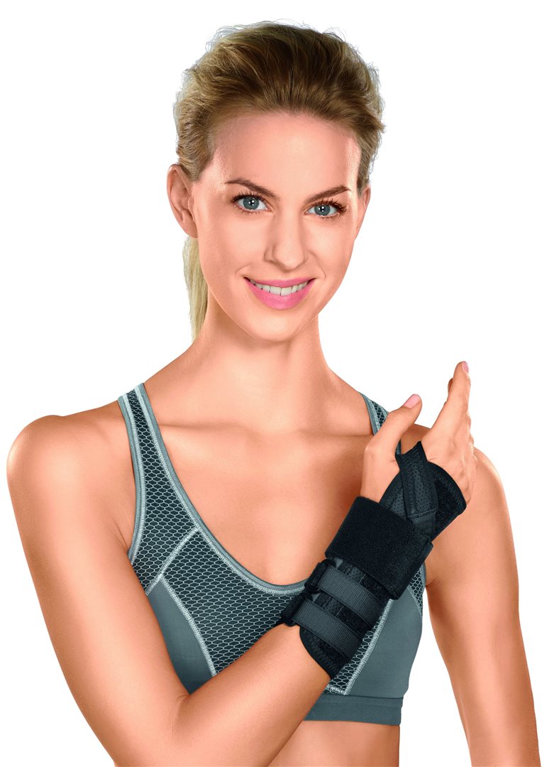Sporlastic Manu Hit S 18cm links schwarz