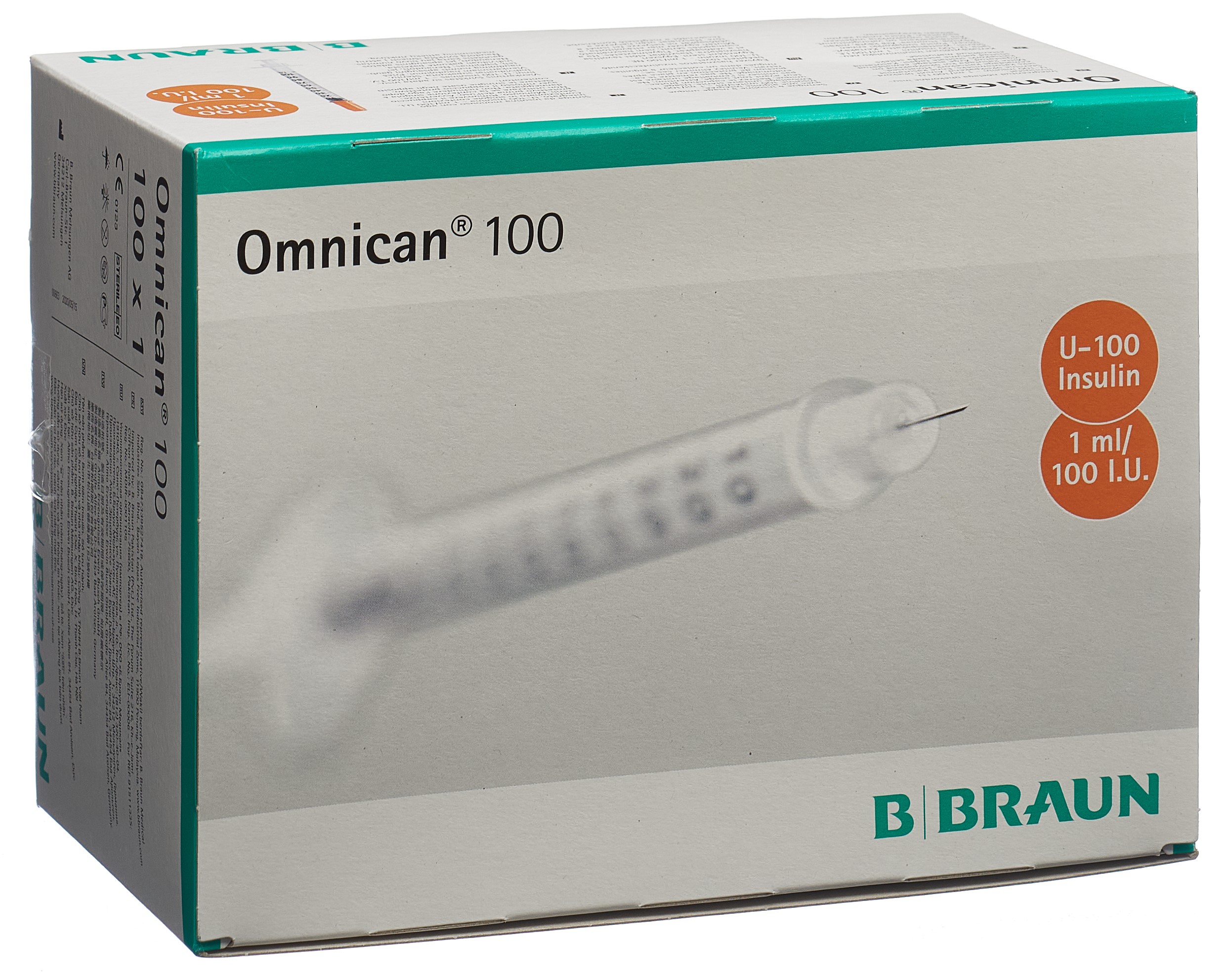 Omnican Insulin 100 1ml 0.3x8mm G30 einzel 100 Stk