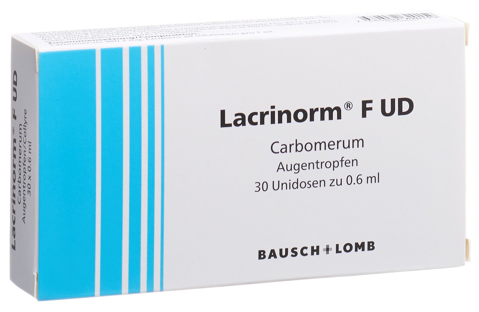LACRINORM F UD Gtt Opht 30 Unidos 0.6 ml