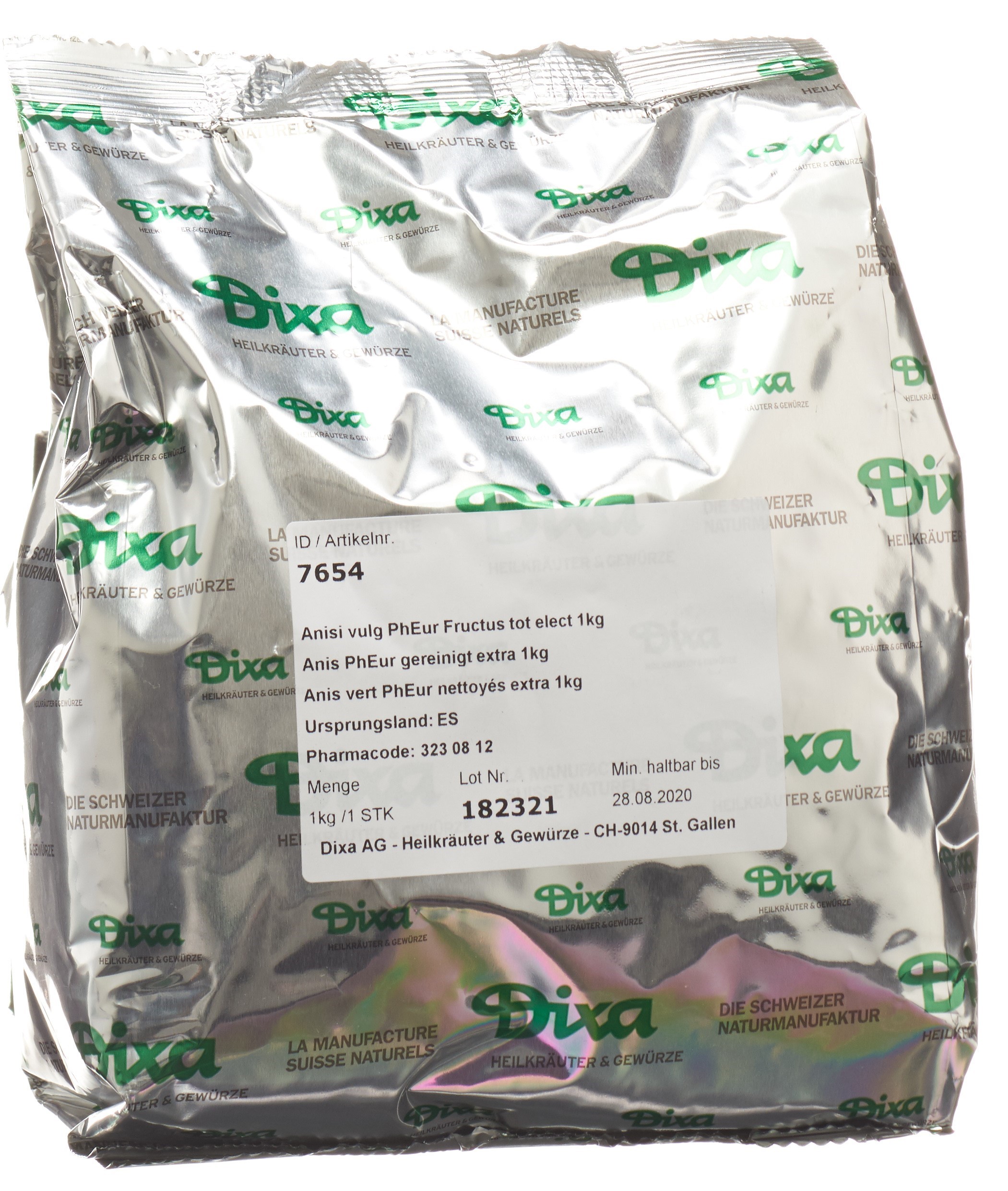 Dixa Anis DIX nachgereinigt extra 1 kg