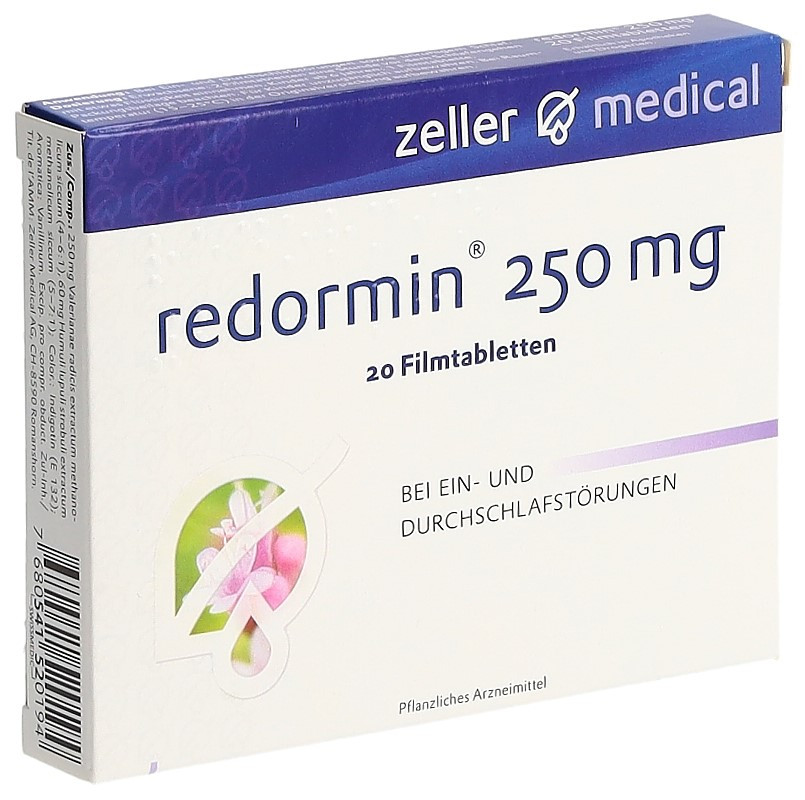 redormin Filmtabl 250 mg 20 Stk