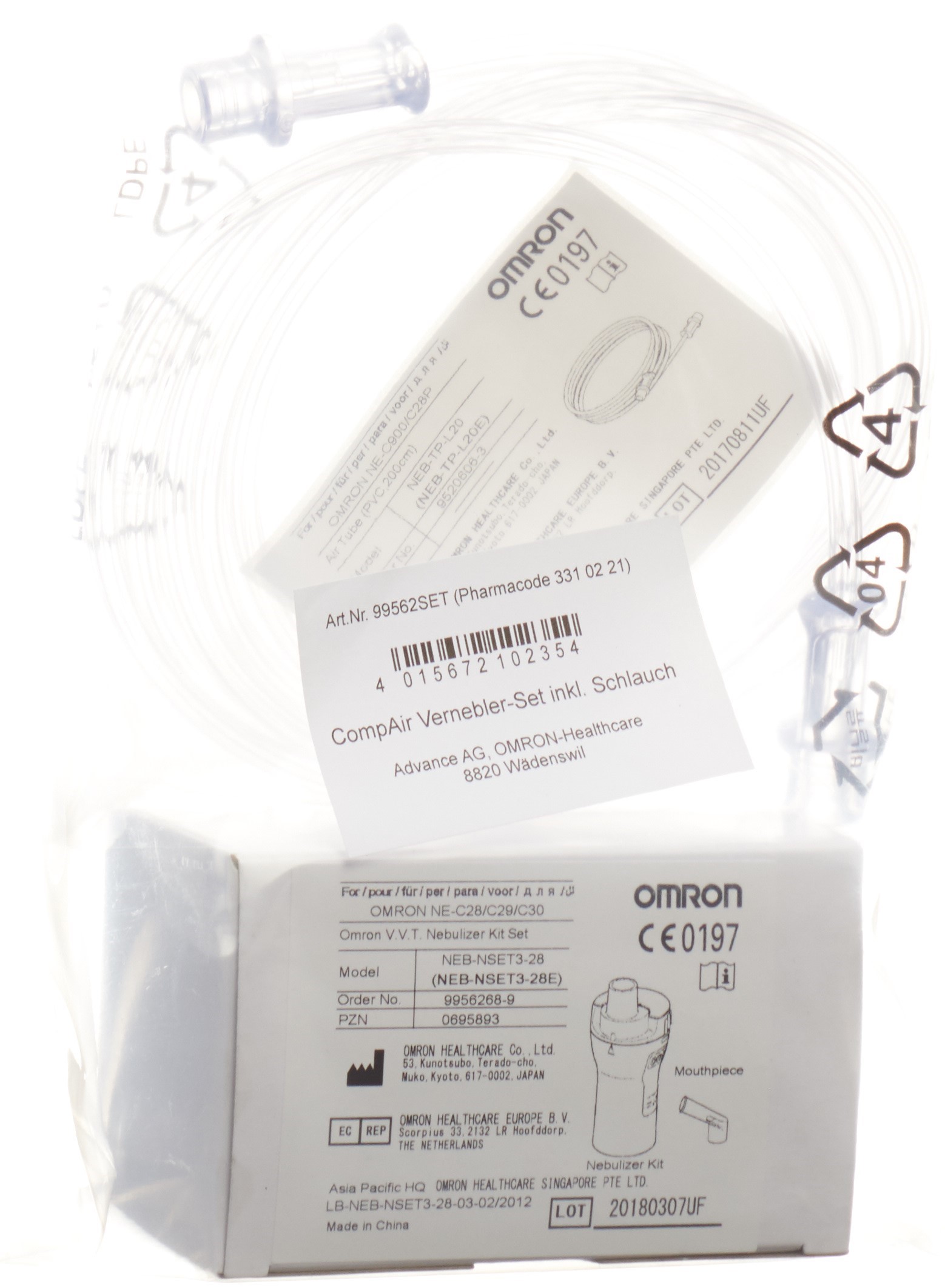 Omron Vernebler-Set zu CompAir
