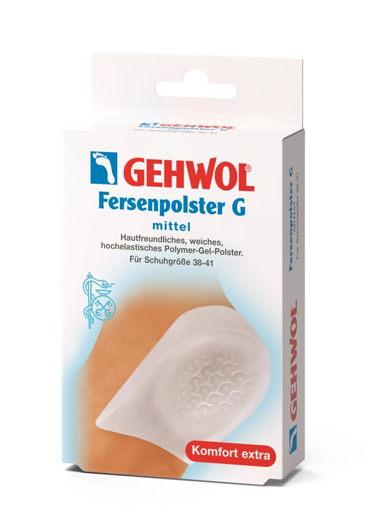 Gehwol Fersenpolster G mit Gelwellen mittel 1 Paar