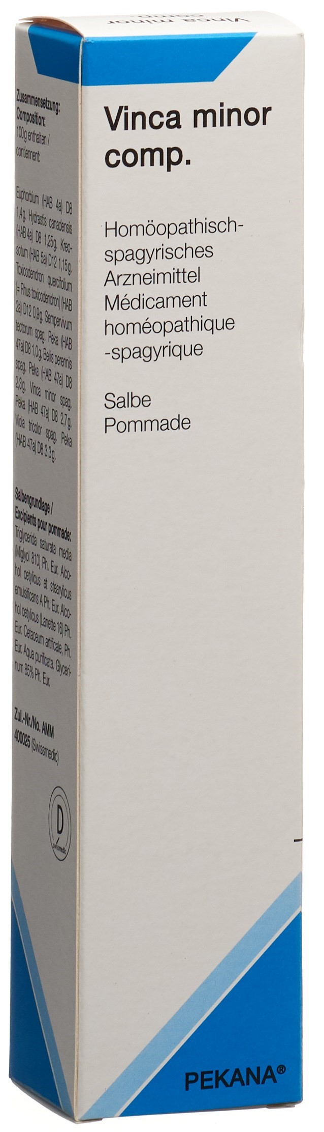 Pekana Vinca minor compositum Salbe 100 g