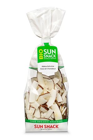 BIO SUN SNACK Kokos-Schnitze Bio Btl 150 g x 5 Stk