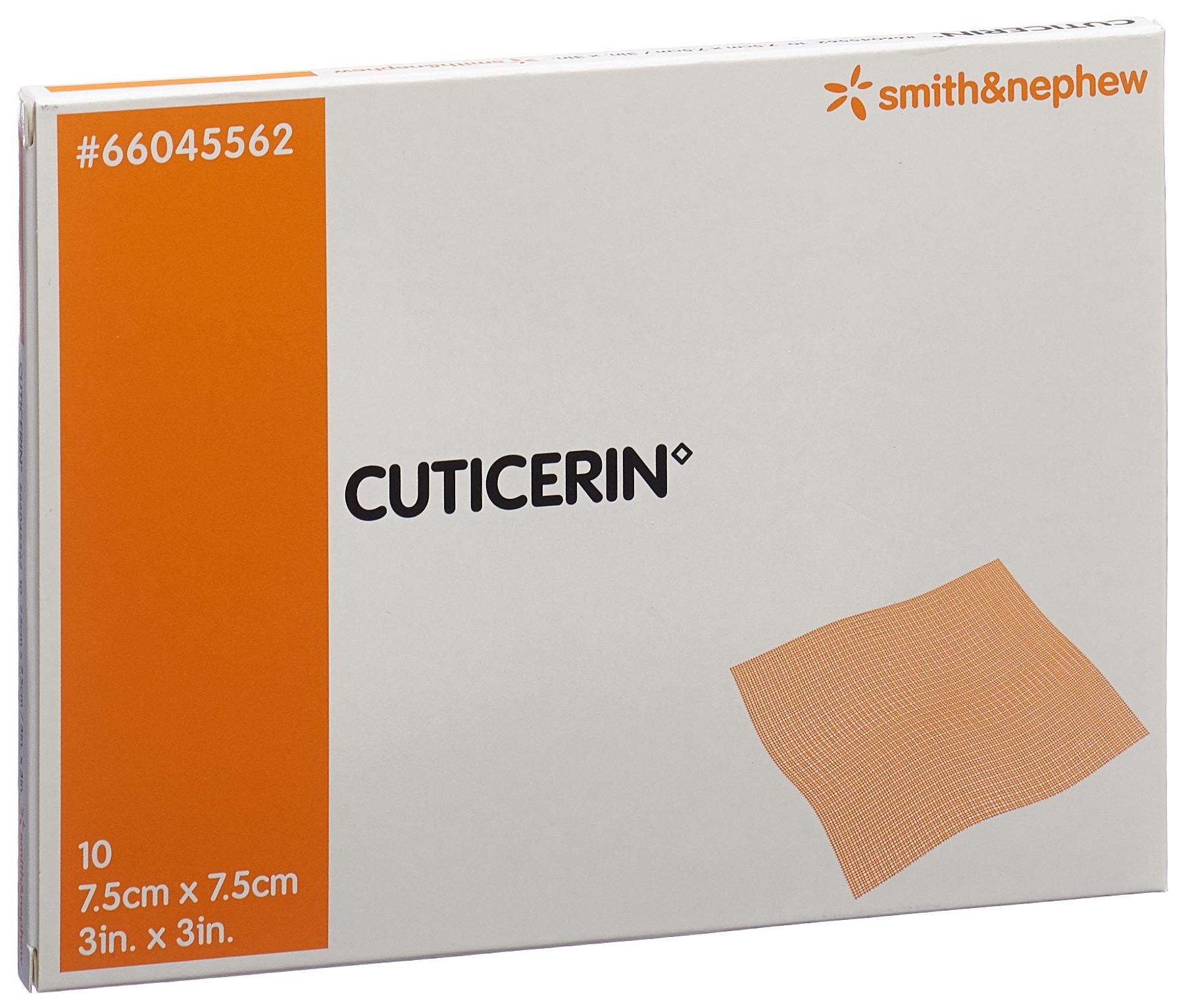 Cuticerin compresse onguent 7.5x7.5cm 10 pce