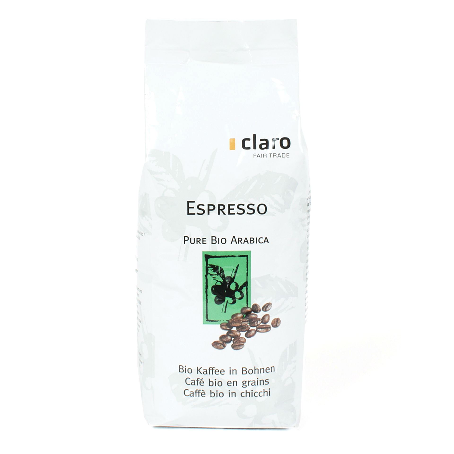 Claro Espresso Bohnenkaffee Bio Btl 500 g
