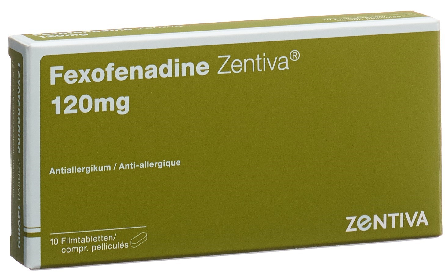 Fexofenadine Zentiva 120 mg 10 Filmtabletten