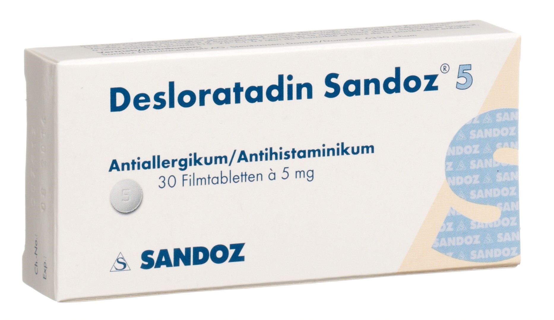 Desloratadine Sandoz cpr pell 5 mg 30 pce