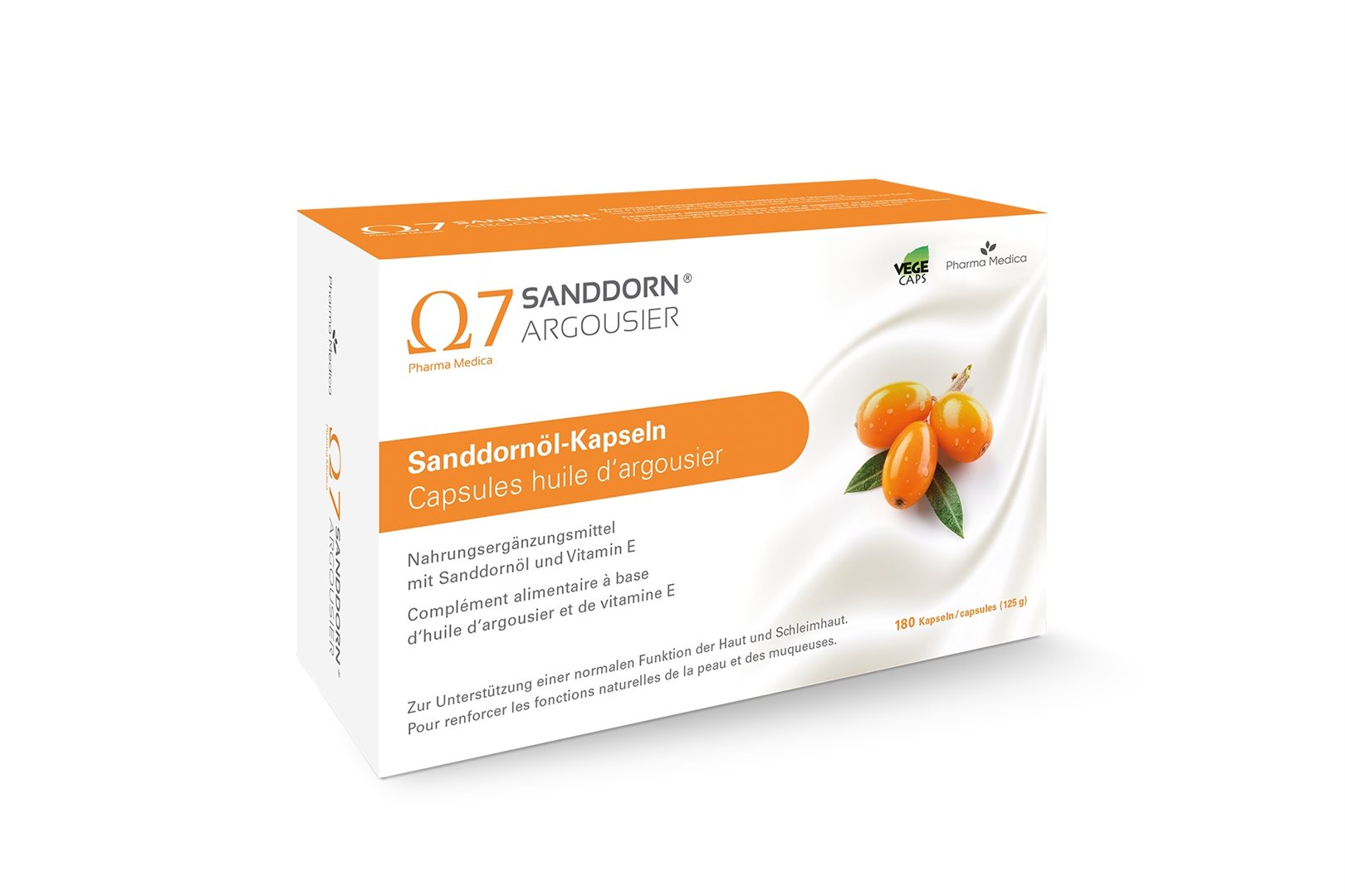 Sanddorn Argousier Omega 7 Kaps 180 Stk