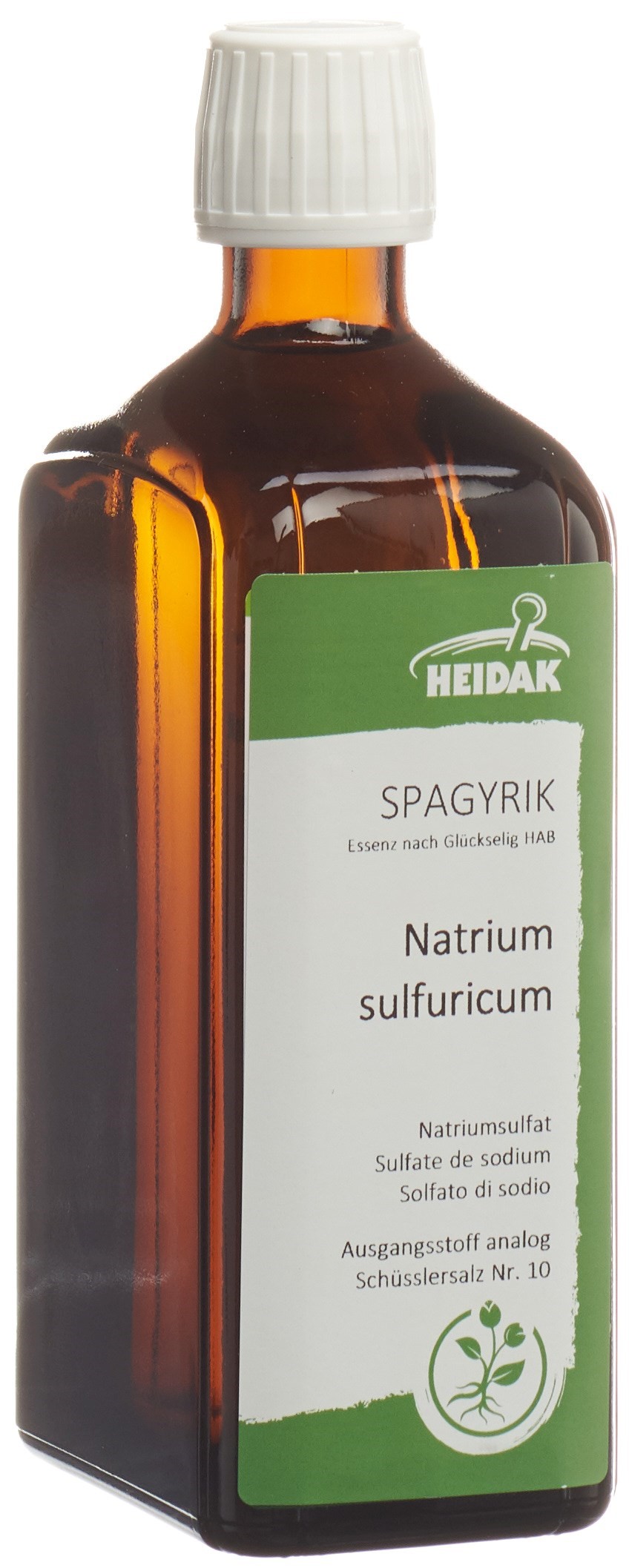 HEIDAK SPAGYRIK natrium sulfuricum fl 500 ml