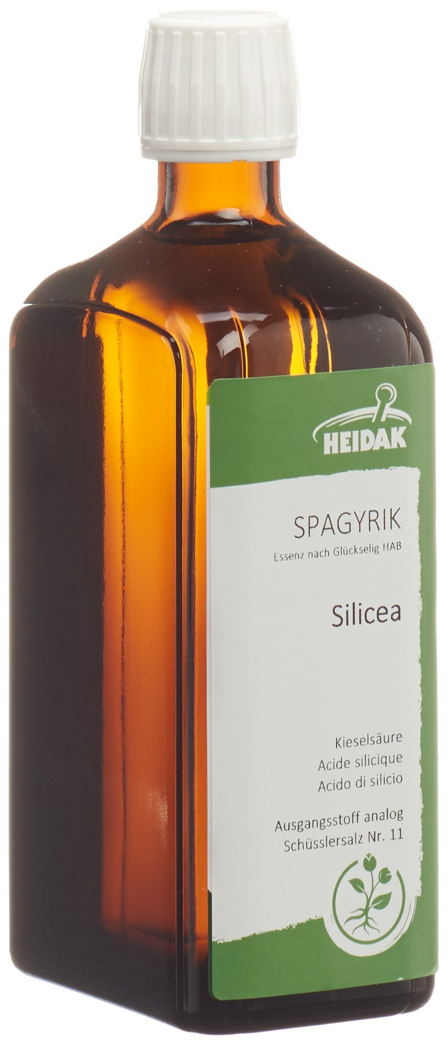 HEIDAK SPAGYRIK silicea fl 500 ml