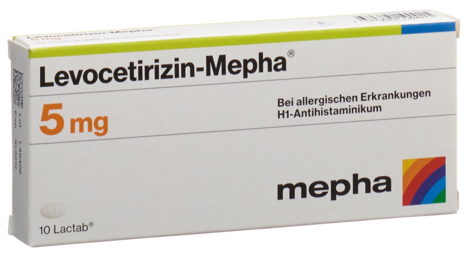 Levocetirizin-Mepha Filmtabl 5 mg 10 Stk