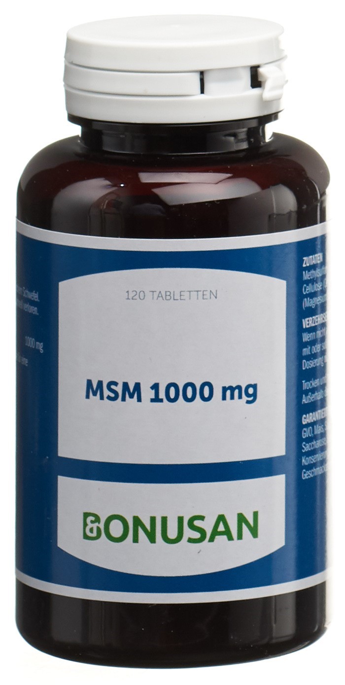 Bonusan MSM Tabl 1000 mg 120 Stk