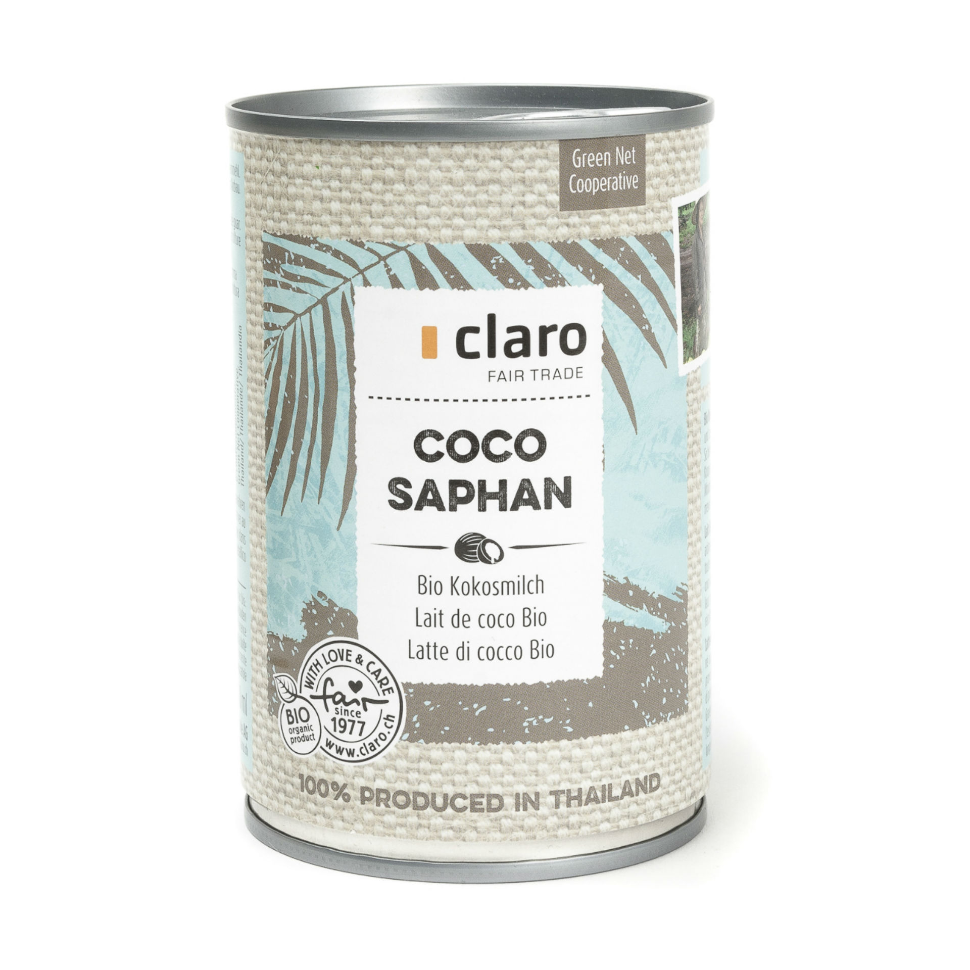 Claro Coco Saphan Kokosmilch Bio Ds 400 ml