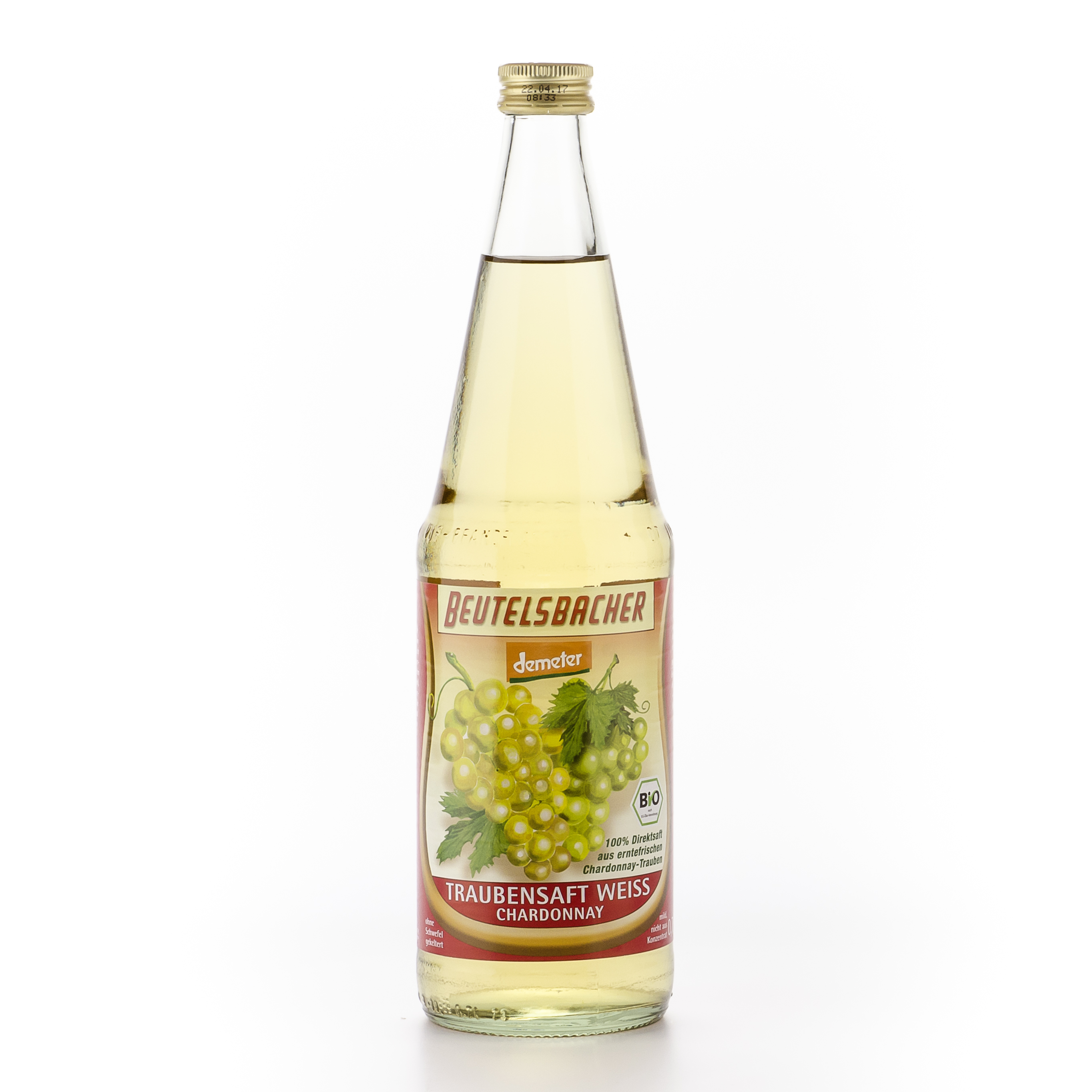 Beutelsbacher Traubensaft weiss Chardonnay Fl 0.7 lt