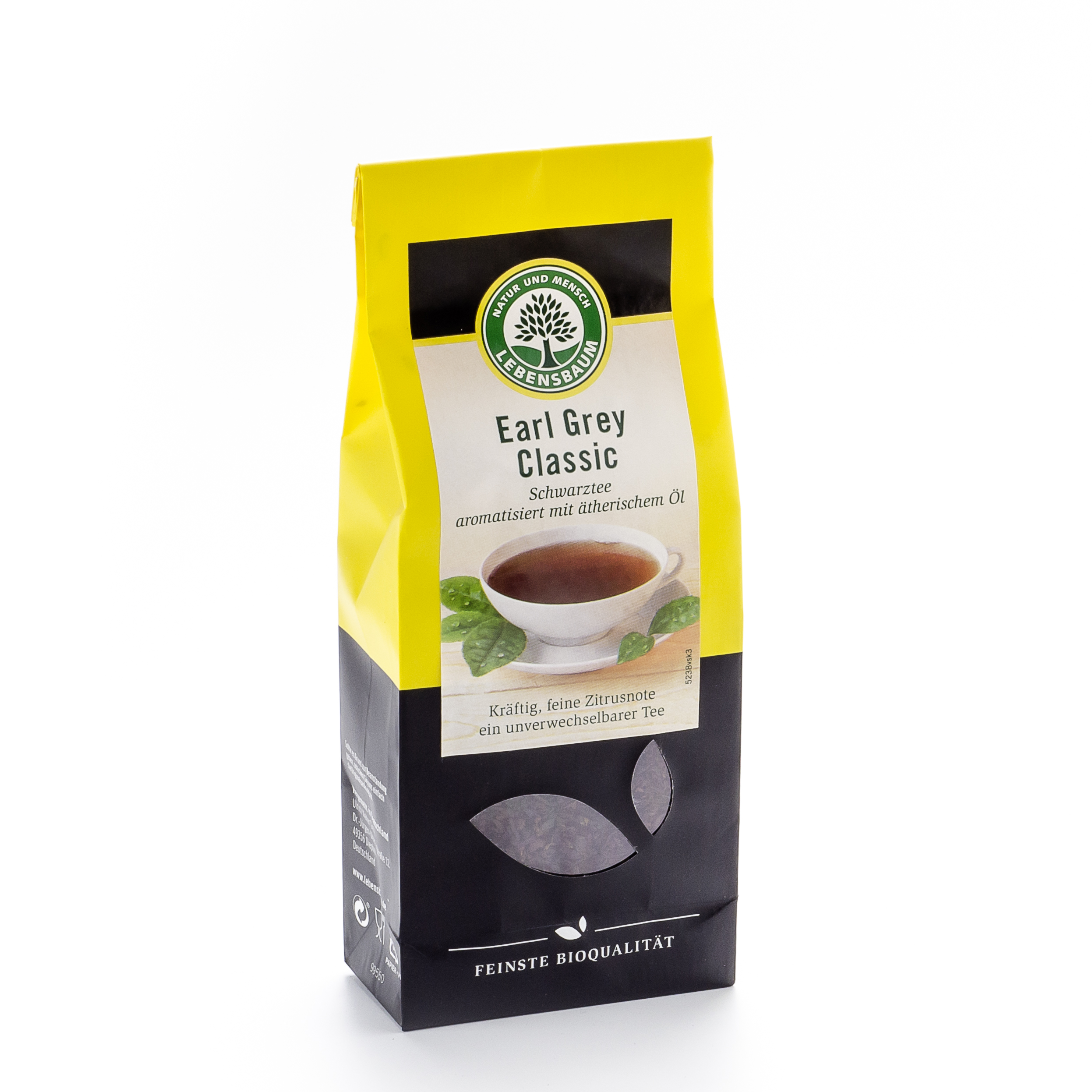LEBENSBAUM Schwarztee Earl Grey kräftig Btl 100 g