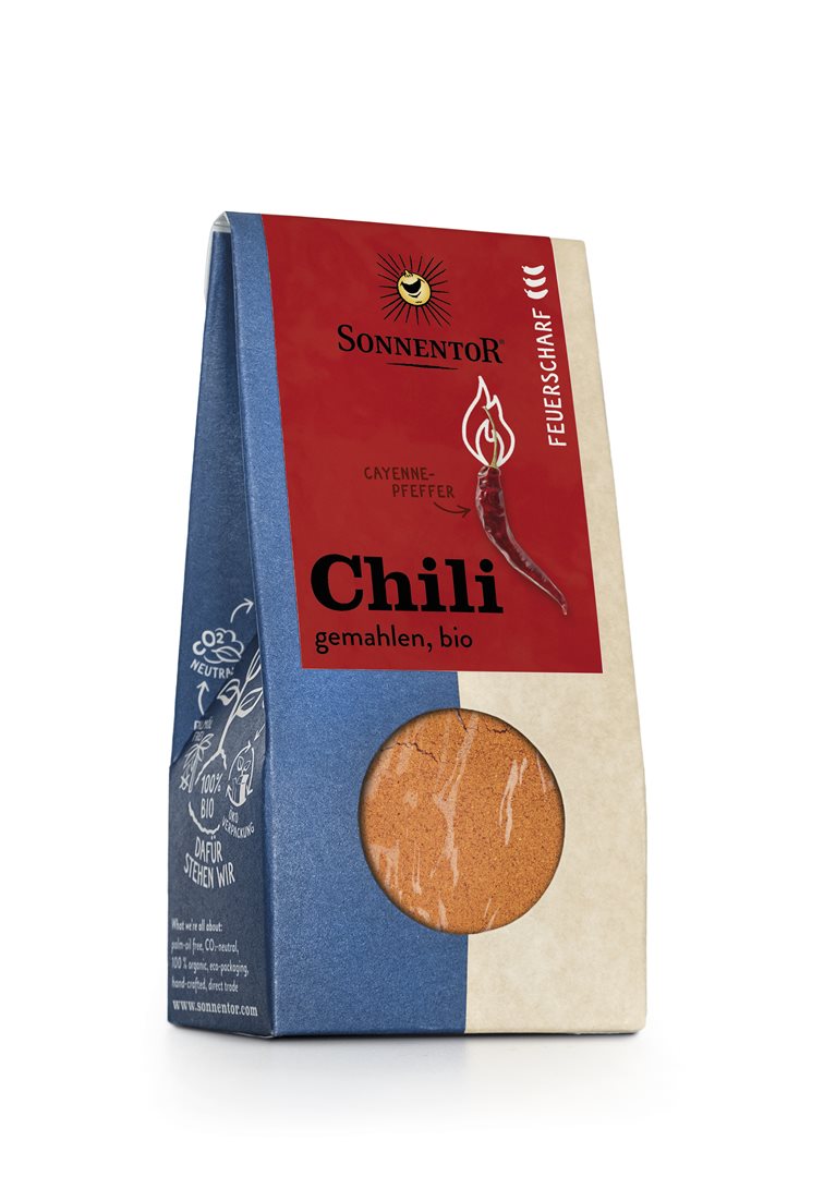 Sonnentor Chili feuerscharf gehmahlen BIO Btl 40 g