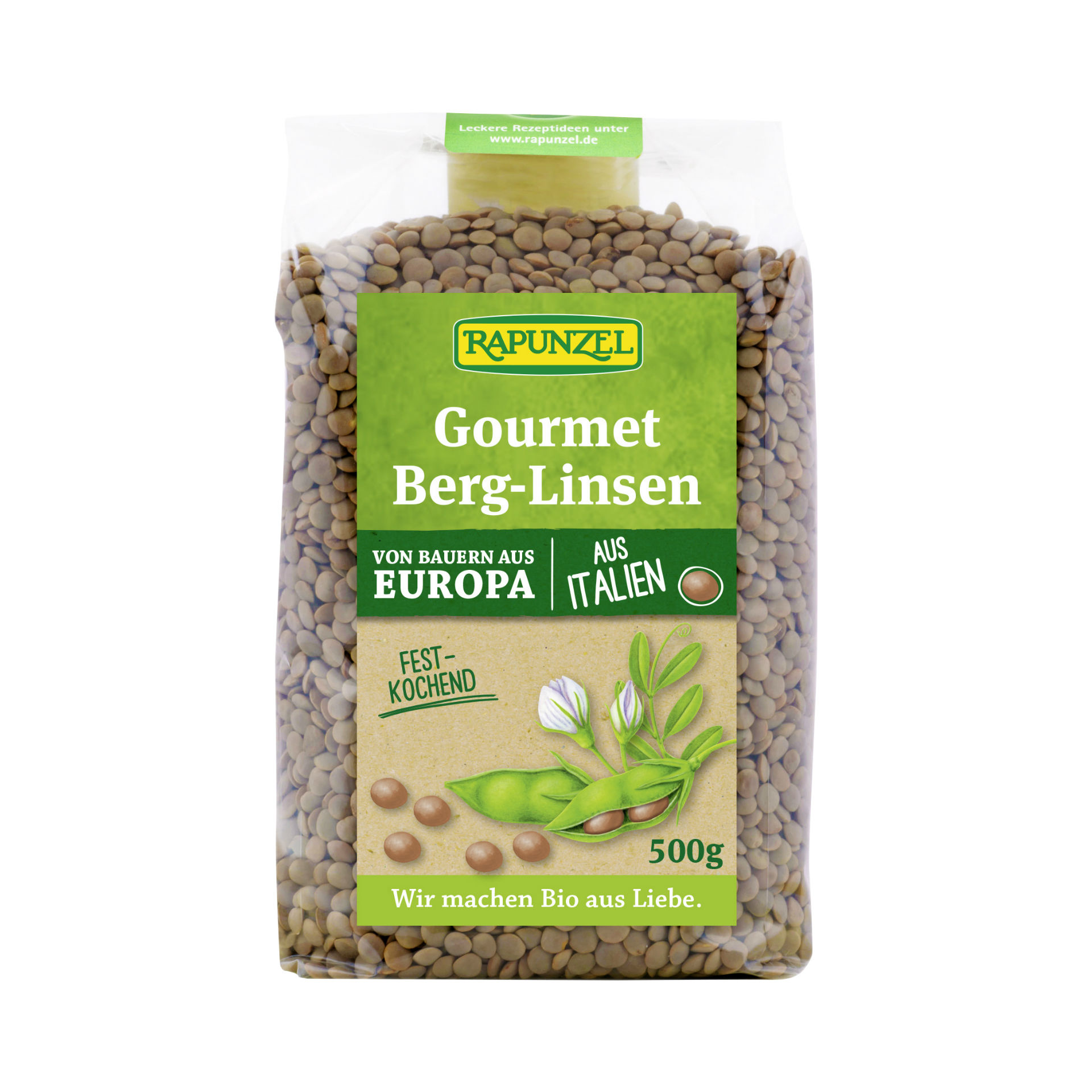 RAPUNZEL Berg-Linsen Gourmet 500 g