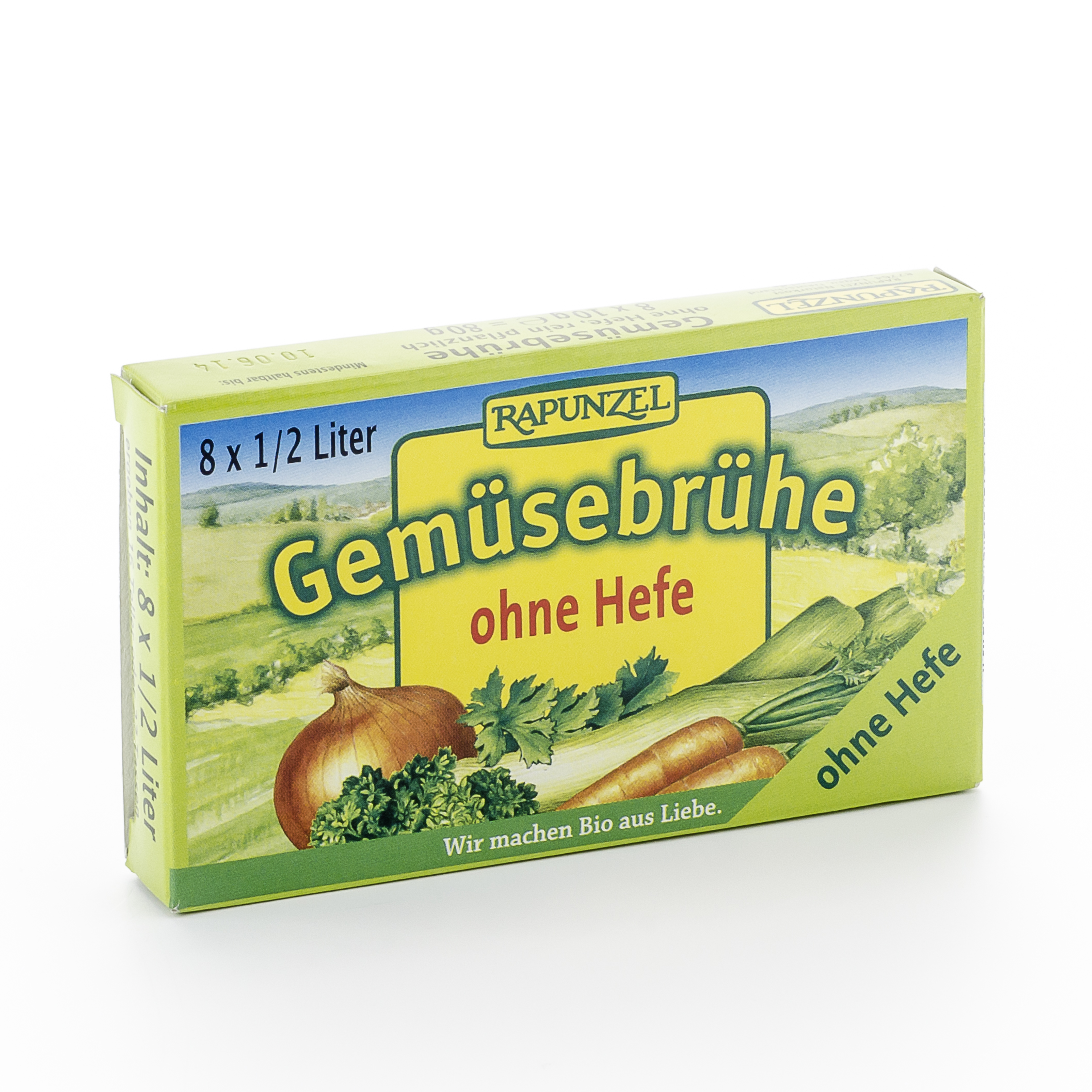 RAPUNZEL Gemüse Brühwürfel ohne Hefe 80 g x 15 Stk