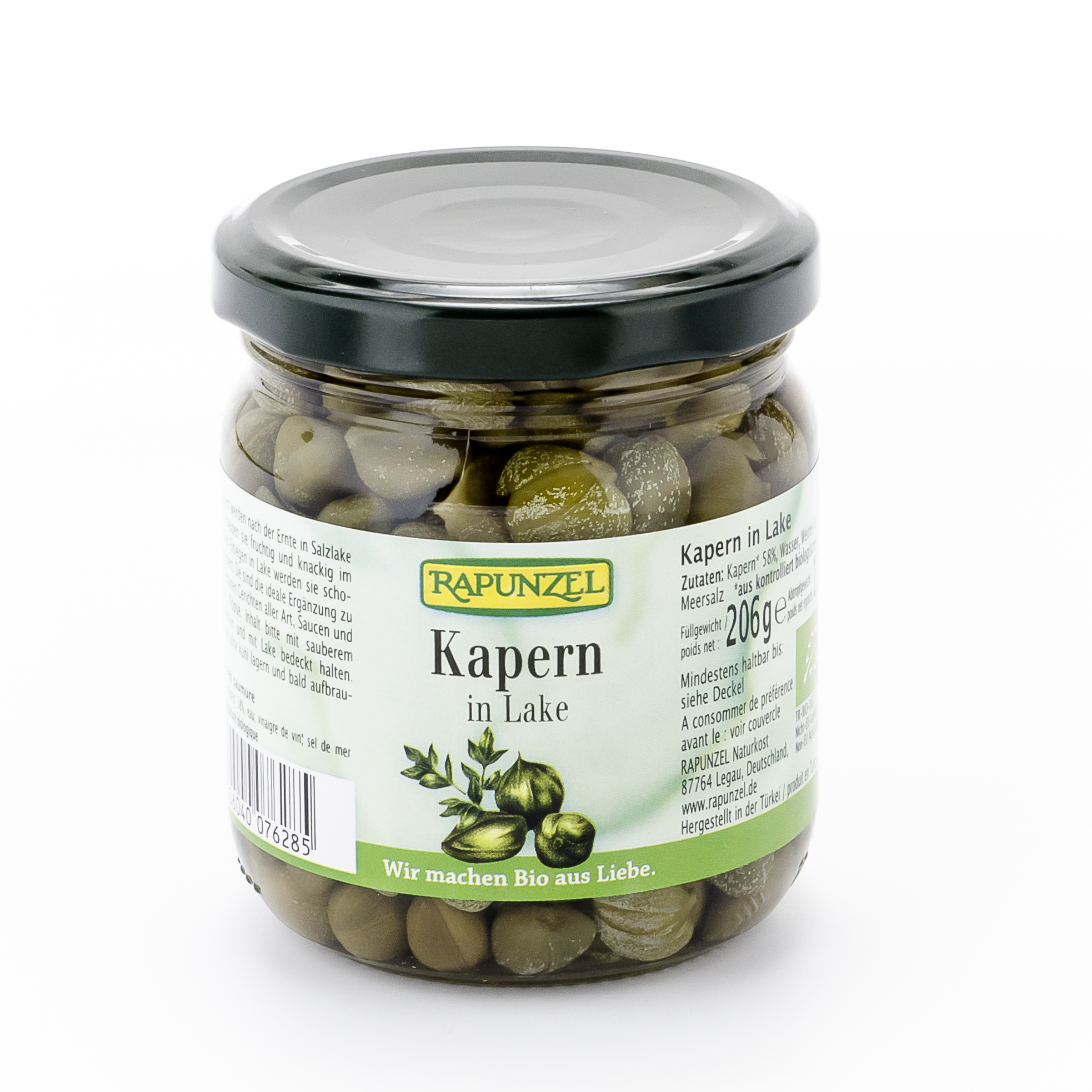 RAPUNZEL Kapern in Lake Glas 206 g