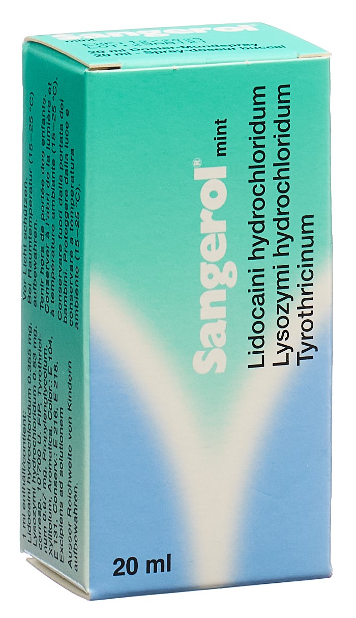 Sangerol Dosier Mundspray mint ohne Zucker 20 ml