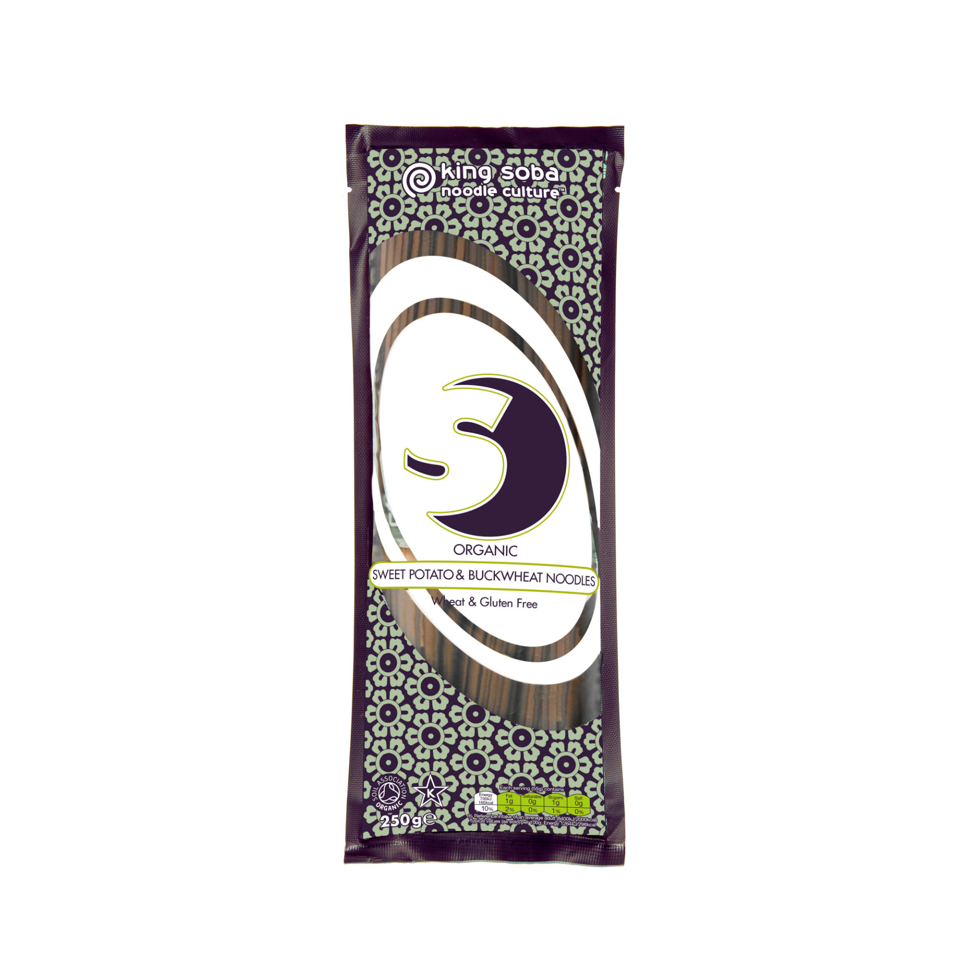 King Soba Buchweizennudeln mit Süsskartoffen glutenfrei Bio 250 g