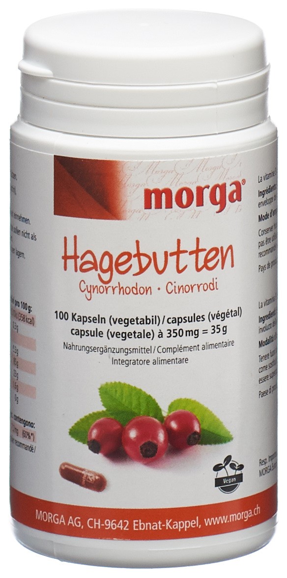 morga Hagebutten Vegicaps 100 Stk
