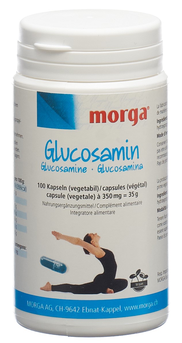 morga glucosamine capsules végétales 100 pce