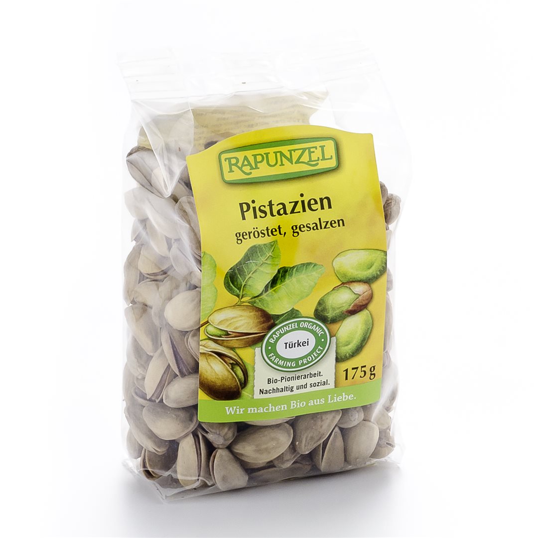 RAPUNZEL Pistazien in der Schale gerös gesal 175 g x 5 Stk