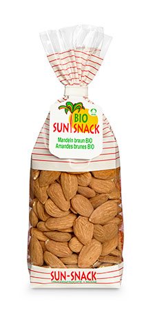BIO SUN SNACK Mandeln Bio braun Btl 250 g