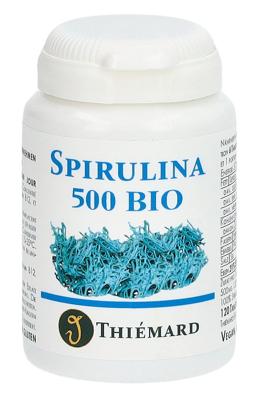 Thiémard Spirulina Tabl 500 mg Bio 120 Stk