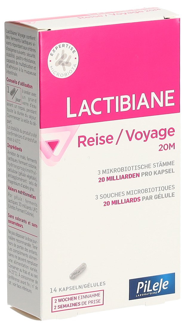 LACTIBIANE Reise 20M Kaps 14 Stk
